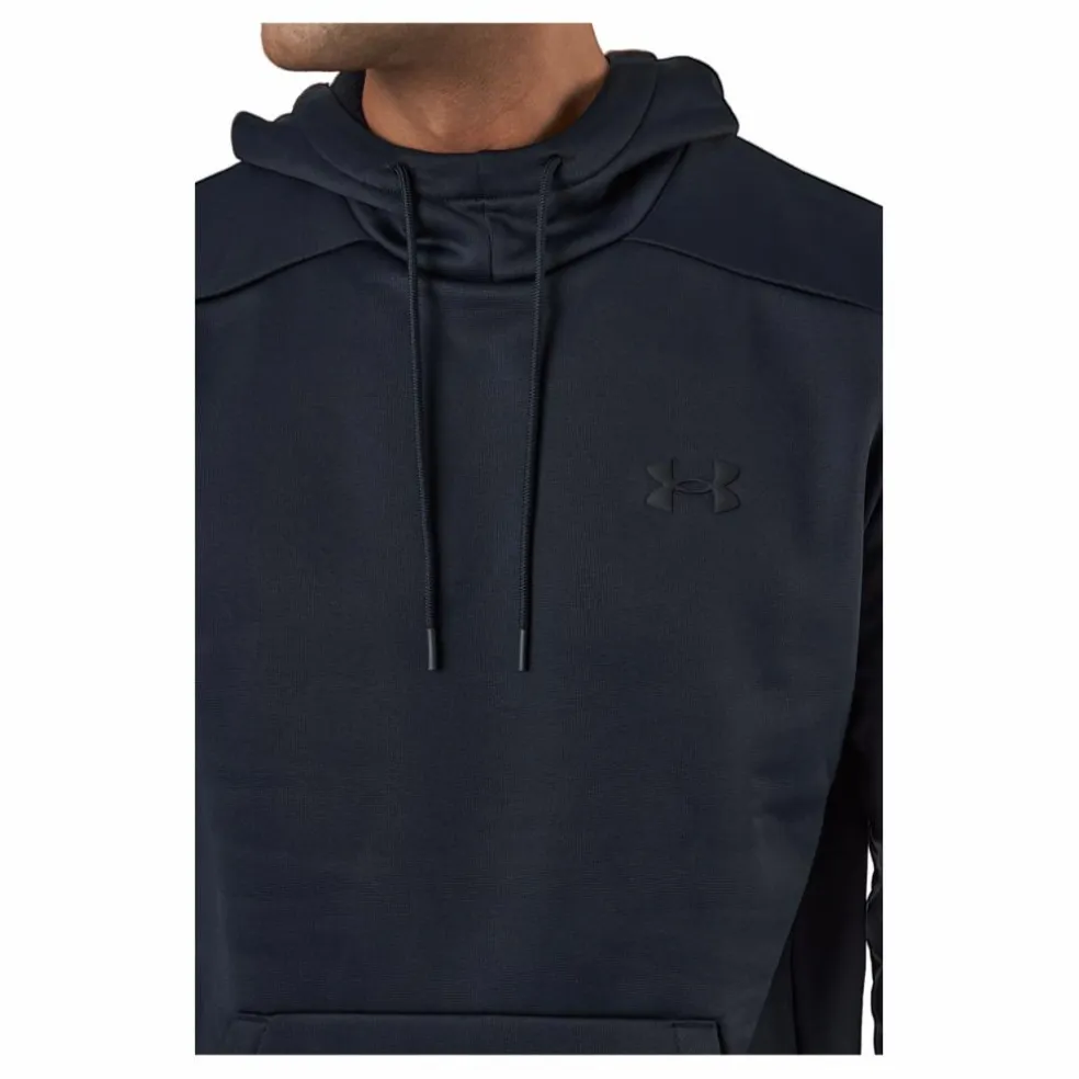 Ua Armour Fleece Hoodie Black