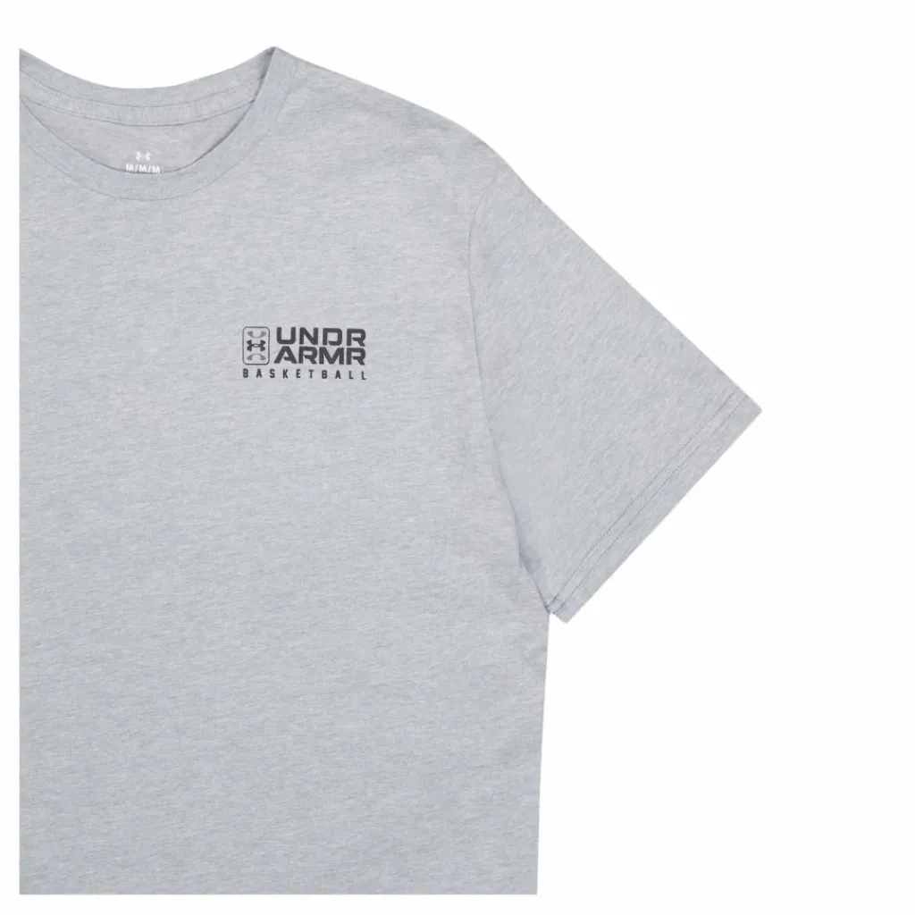 Ua Bball Logo Court Ss Grey