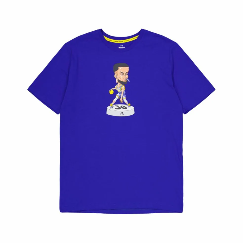 Ua Curry Bobble Head Ss Team Royal