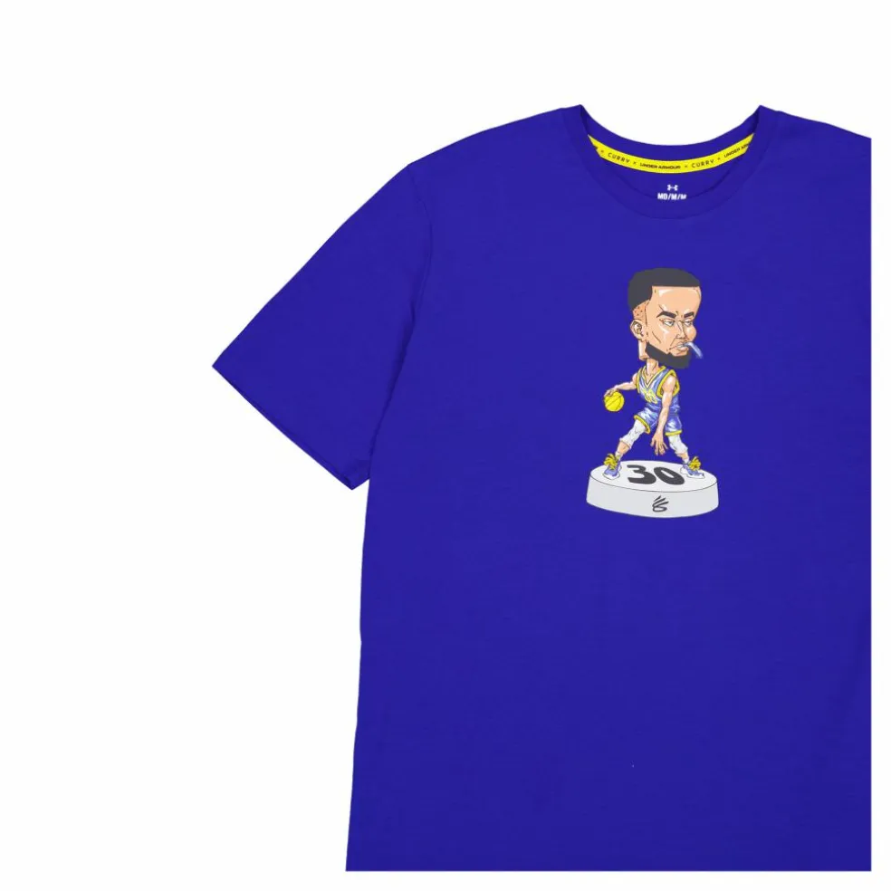 Ua Curry Bobble Head Ss Team Royal