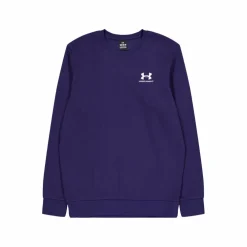 Ua Essential Fleece Crew Midnight Navy