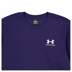 Ua Essential Fleece Crew Midnight Navy