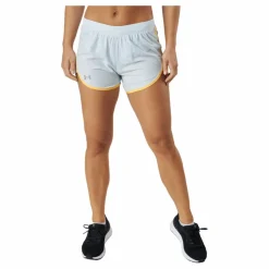 Ua Fly By Elite 3'' Short Ghost Gray Light Heather