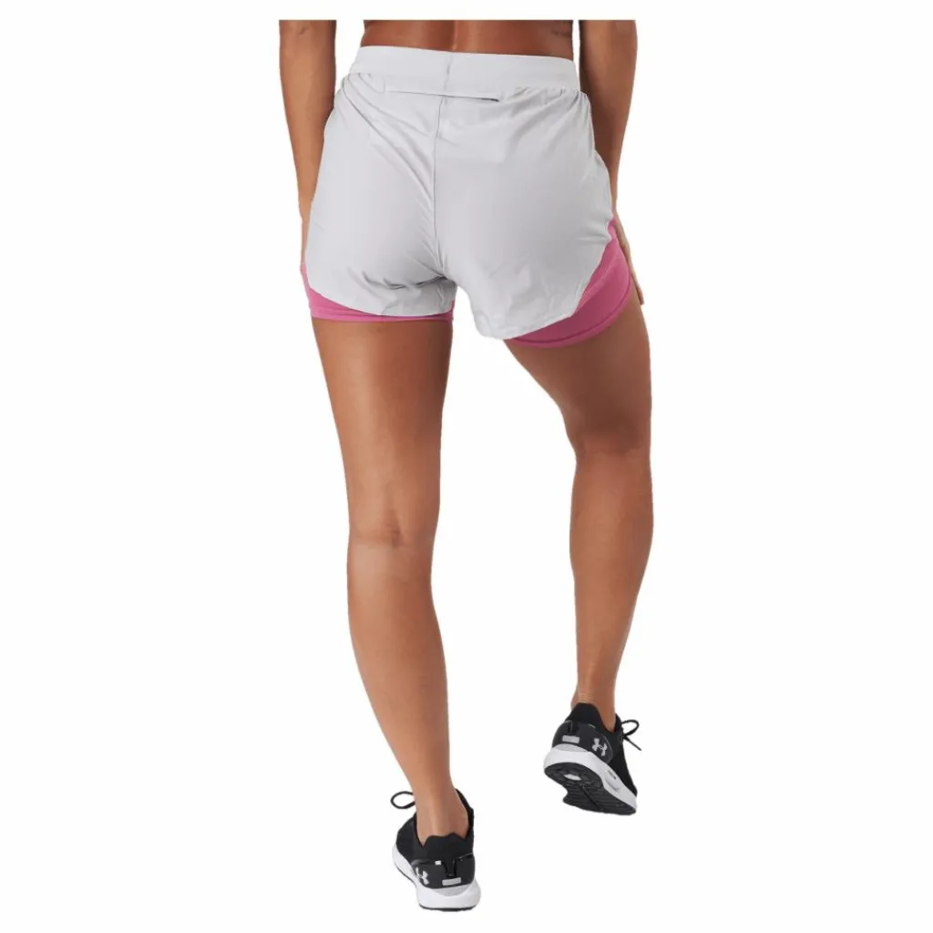 Ua Fly By Elite 2-in-1 Short Ghost Gray