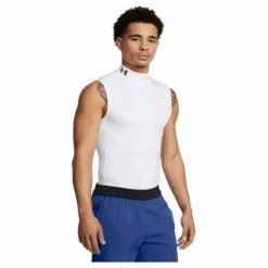 Ua Hg Armour Comp Mock Sl White