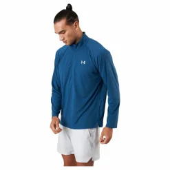 Ua Streaker Half Zip Petrol Blue
