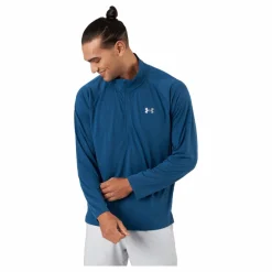 Ua Streaker Half Zip Petrol Blue