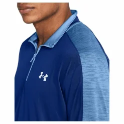 Ua Tech Utility 1/4 Zip Tech Blue