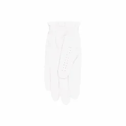 Ultimate Single Leather Golf Glove White / Black