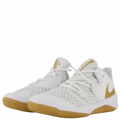 Unisex Hyperspeed Court Indoor White/mtlc Gold