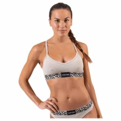 Unlined Bralette Brown