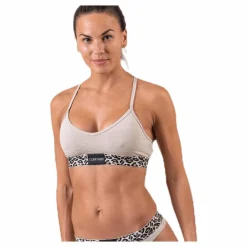 Unlined Bralette Brown