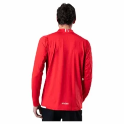 UX Elite Halfzip Top White/Red
