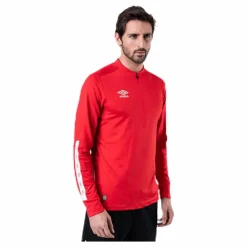 UX Elite Halfzip Top White/Red