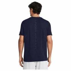 Vanish Seamless Grid Ss Midnight Navy