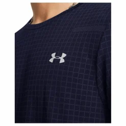 Vanish Seamless Grid Ss Midnight Navy