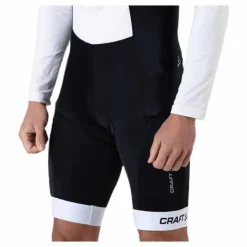Velo Bib Shorts White/Black
