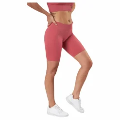 Vicky Rib Seamless Shorts Red
