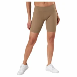 Vicky Rib Seamless Shorts Beige
