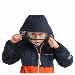 Viken Kids Jacket Blue/Orange