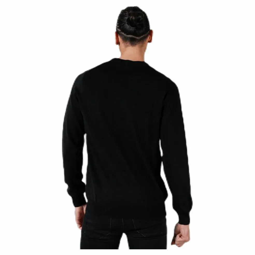 V-Neck Pullover Black