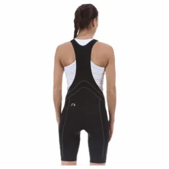 W Bike 8 Panels Bib Shorts Black