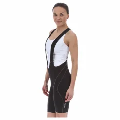 W Bike 8 Panels Bib Shorts Black