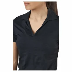 W Cloudspun Coast Polo Puma Black Heather