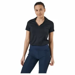 W Cloudspun Coast Polo Puma Black Heather