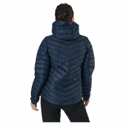 W Frost Down Hood Jacket Blue Shadow
