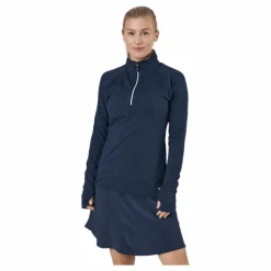 W Gamer 1/4 Zip Navy Blazer