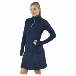 W Gamer 1/4 Zip Navy Blazer