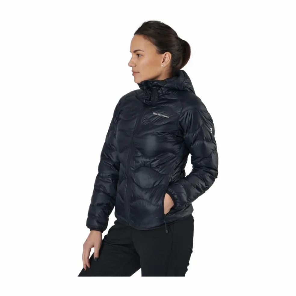 W Helium Down Hood Jacket Black