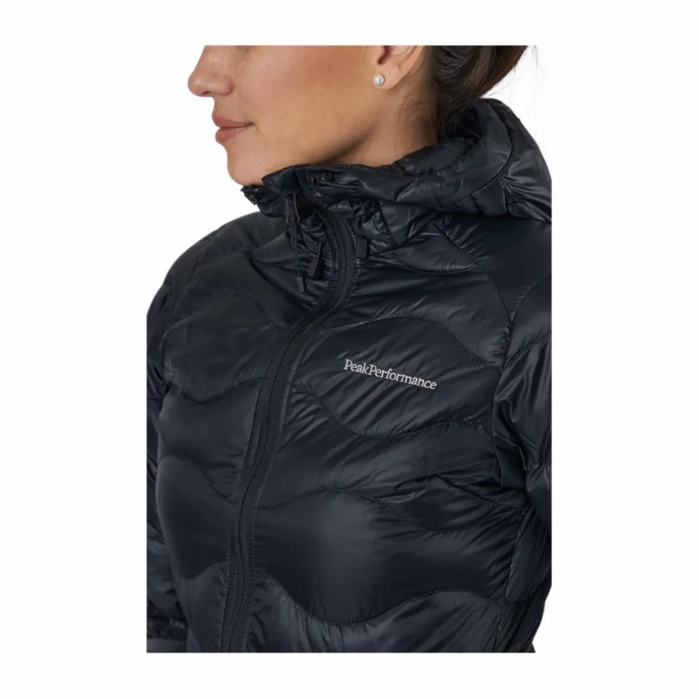 W Helium Down Hood Jacket Black