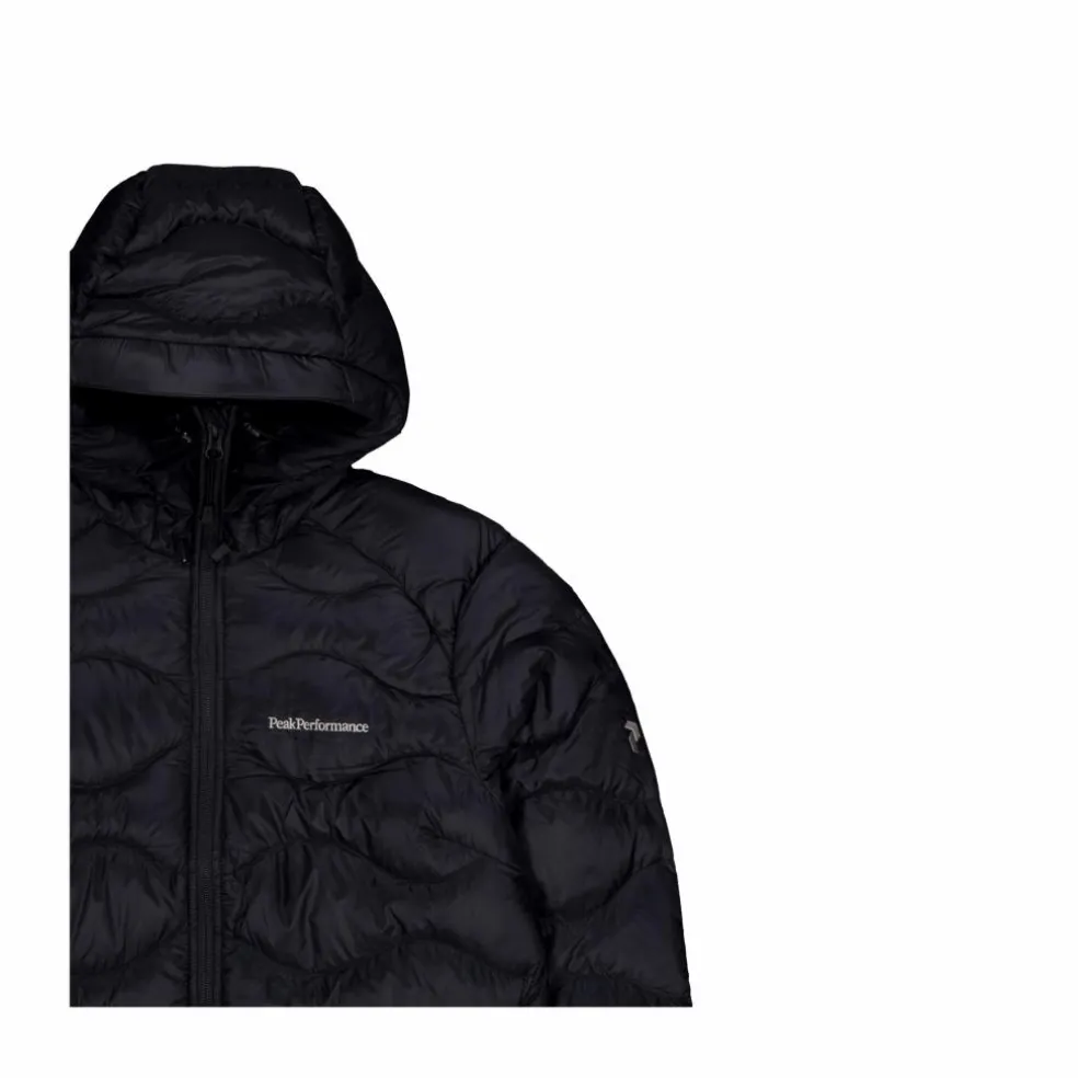 W Helium Down Hood Jacket Black