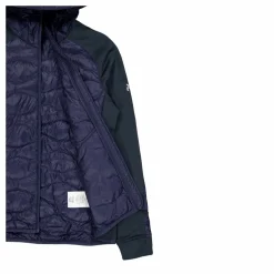 W Helium Down Hybrid Hood Blue Shadow