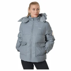 W. Hooded Reflective Puffer Ja Silver