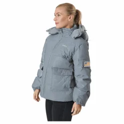 W. Hooded Reflective Puffer Ja Silver