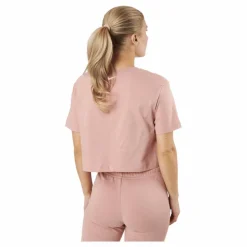 W Nsw Crop Ss Tee Prnt Rose Whisper/white