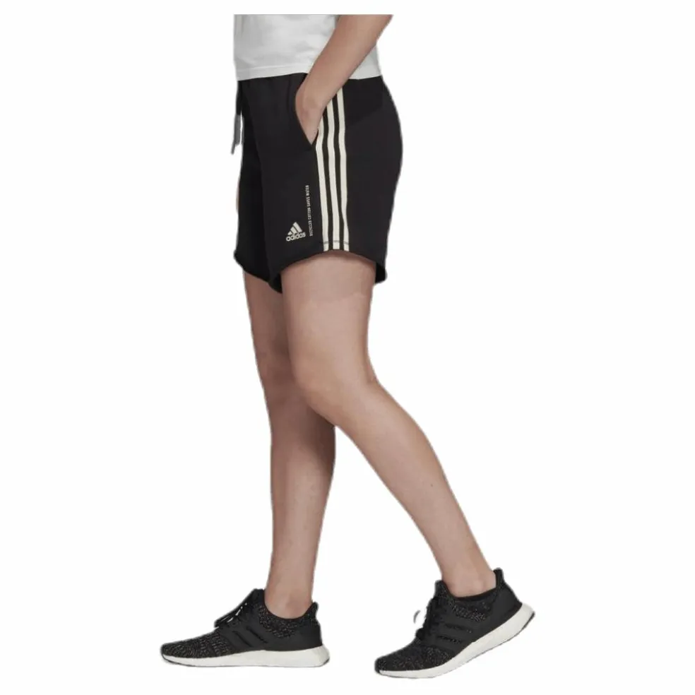 W Recycled Cotton Short Black