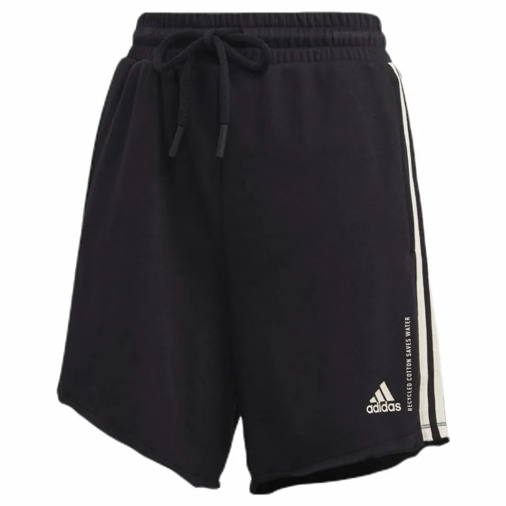 W Recycled Cotton Short Black