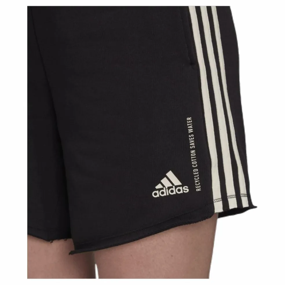 W Recycled Cotton Short Black