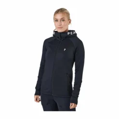 W Rider Essentials Zip Hood Black/black