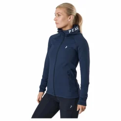 W Rider Zip Hood Blue Shadow