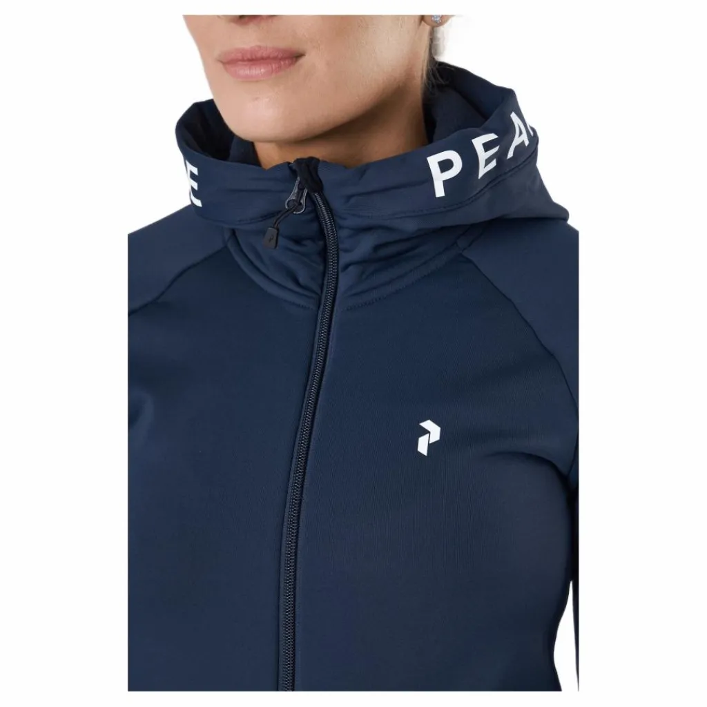 W Rider Zip Hood Blue Shadow