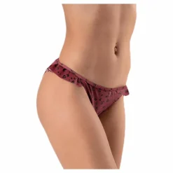 Wikolia Frill Brief Patterned/Red