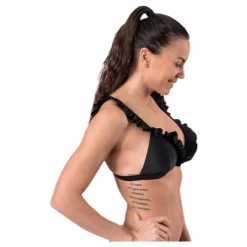 Wikolia Frill Top Black