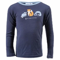 Willit Wool Ls Top Xix Blue