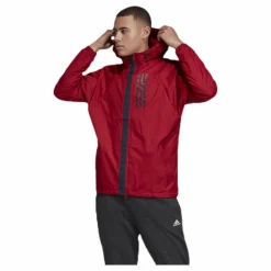 Wind Jacket Lined Red