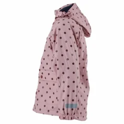 Wings Fleece-Lined Rain Jacket Pink